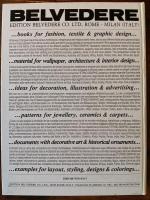 ETHNOGRAPHIC BELVEDERE DESIGN BOOK FASHION  TEXITILES GRAPHIC DESIGNS VOLUME 24