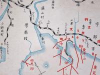 絵葉書 宇部線 路線図