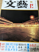 文藝  1981年12月号 （文藝賞発表 1980 アイコ十六歳 堀田あけみ/みのむし 山本三鈴/百色メガネ ふくださち/小説 火の降る日 宮内勝典 他）