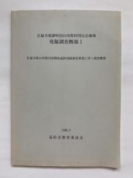 弘福寺領讃岐国山田郡田図比定地域発掘調査概報1