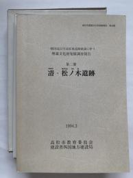 一般国道11号高松東道路建設に伴う埋蔵文化財発掘調査報告　第2冊 (𠗖・松ノ木遺跡)