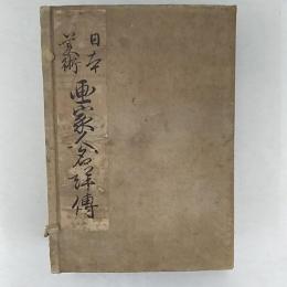 日本美術画家人名詳伝