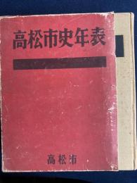 高松市史年表　-市政七十周年記念-