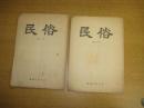 「民俗」（相模民俗学会）　８・９号　以上２冊