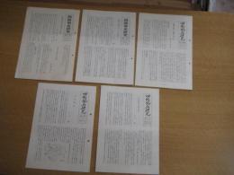 「四国地名研究」創刊号(1号・昭60)/
２号/3・4合併号/5号/6・7合併号（平成）　5部