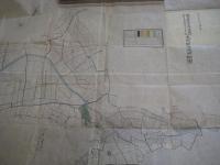 （地図）徳島県那賀郡見能林村大字荅島村旧字打埇水閘関係地明細図（明治24年調整）