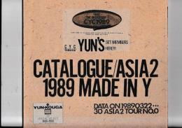 高河ゆん CATALOGUE/ASIA2 1989 MADE IN Y CYC 1989 SPECIAL SRLECT 1988-1989