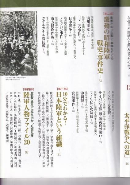jb-063 文学春秋時代 太平洋戦争 日本陸軍戦記 カラーにみる