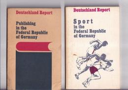 (英文) ドイツに於ける出版・スポーツ・組２冊　Dentschland Report  Publishing in the Federal Republic of Germany /Sport～　　以上２冊