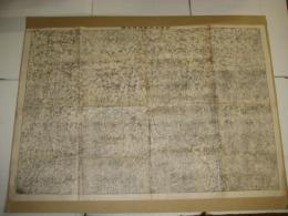 (戦前地図/中国旧満州)　新京及双陽河付近図　　(現名)旧満州国首都吉林省長春市
