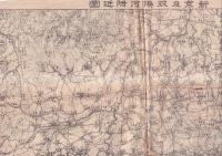 (戦前地図/中国旧満州)　新京及双陽河付近図　　(現名)旧満州国首都吉林省長春市