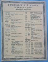 MENDELSSOHN  Songs Without Words For the Piano  (Schirmer's Library of Musical Classics)