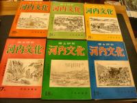 雑誌　「郷土研究　河内文化　９号から２５号迄１７冊セット」