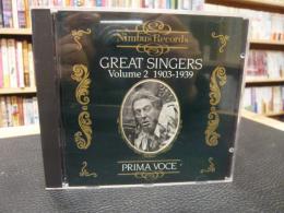 CD　「GREAT SIGERS Volume 2　１９０３－１９３９」