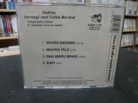 CD　「Indian　Sarangi and　Tabla Recital」　EUCD1172