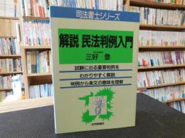 「解説　民法判例入門」