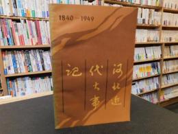 「河北近代大事记 　1840-1949」