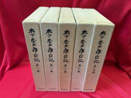 木下杢太郎日記　全5冊