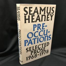 Preoccupations selected prose  1968-1978     