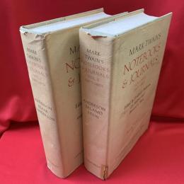Mark Twain's Notebooks & Journals, Volume I : (1855-1873) / Volume Ⅱ（1877-1883）2冊