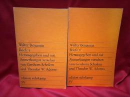 Briefe Ⅰ・Ⅱ   2冊揃い　Herausgegeben und mit Anmerkungen versehen von Gershom Scholem und Theodor W.Adorno
