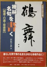 禅林名句を書く