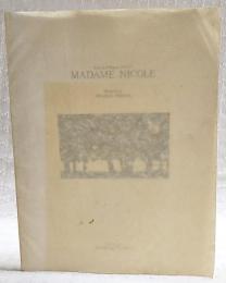 MADAME NICOLE  (松田光弘 ニコル1986-1987秋冬新作 撮影：ドミニク・イッセルマン）