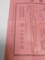 小山長兵衛　度量衡器販売広告チラシ　京都市四條通東洞院東入　(1枚)　

