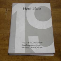 Hegel-Bilanz : zur Aktualit&auml;t und Inaktualit&auml;t der Philosophie Hegels