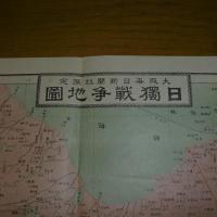 日独戦争地図　(大阪毎日新聞附録)