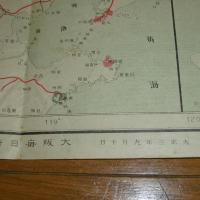 日独戦争地図　(大阪毎日新聞附録)