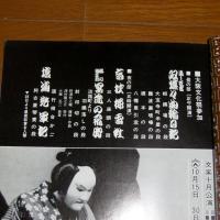 「文楽　昭和52年　朝日座(大阪・道頓堀)　10月公演」パンフレット