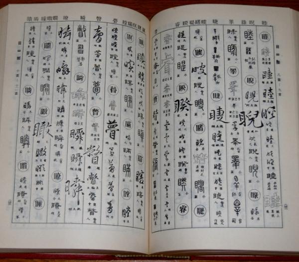 中国書法大字典(全) 楷・行・草・隷・小篆・大篆 (附 音訓・草書索引
