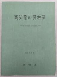 高知県の農林業 : その現況と問題点