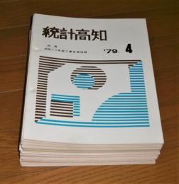 統計高知(高知県)　1979～1981　26冊(不揃い)　鉱工業生産指数/工業統計調査/市町村民所得/社会生活統計指標/学校基本調査結果/勤労統計調査/県民所得の概要/消費者物価指数年報/事業所統計調査/高知県の人口異動/商業統計調査/国勢調査のあらまし/学校保健統計調査結果…他