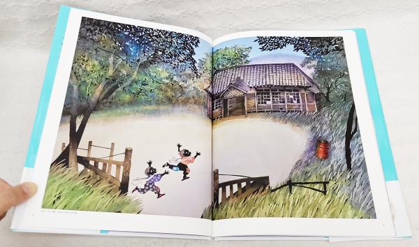 風の又三郎 – 北海道画廊 水彩画「風の又三郎」