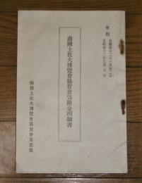 南国土佐大博覧会協賛寄附金明細書　(会期・昭和12年3月22日～昭和12年5月5日)　【高知県】