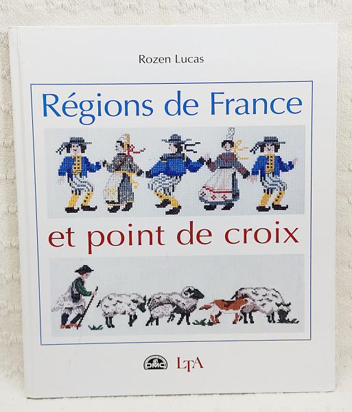 Regions de France et point de croix （洋書 フランス語 クロス