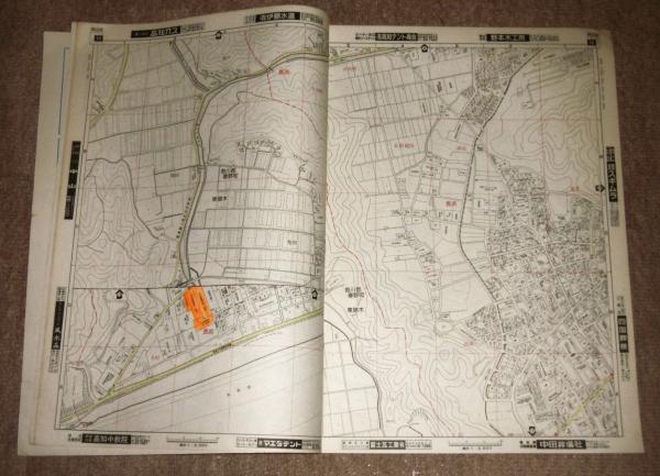 ゼンリンの住宅地図 1996年(平成8年) 高知市周辺部 (薊野/池/一宮