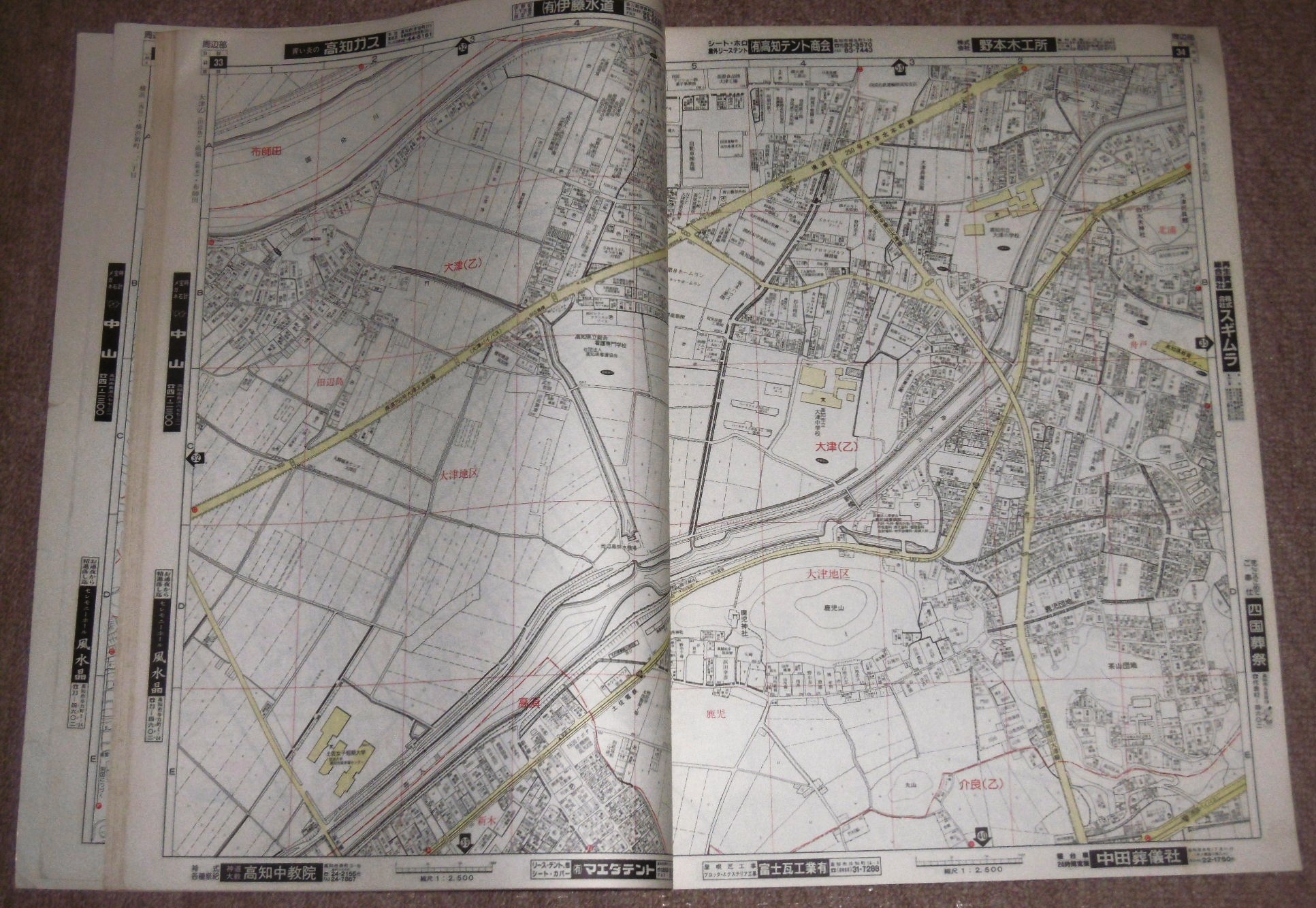 ゼンリンの住宅地図 1996年(平成8年) 高知市周辺部 (薊野/池/一宮 