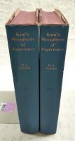 Kant's Metaphysic of Experience volume.1-2 (全2巻セット） 洋書・英語