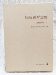 民俗資料選集3　紡織習俗1 新潟県・徳島県