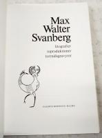 Max Walter Svanberg  (洋書:スウェーデン語 マックス・ワルター・スワンベルク画集）