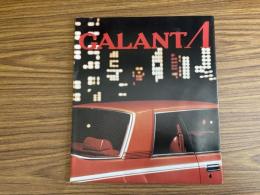 三菱 GALANT Λ 2000GSR / 4G52型 / 昭和51年 ギャラン・ラムダ パンフレット 旧車カタログ