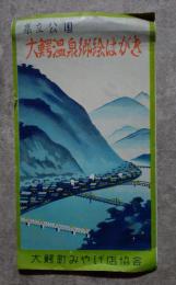 <絵はがき全2枚> 県立公園 大鰍温泉郷絵はがき
