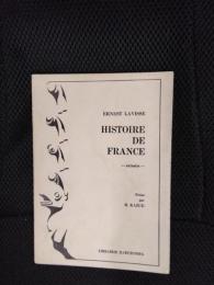 HISTOIRE DE FRANCE　EXTRAITS　フランス史
