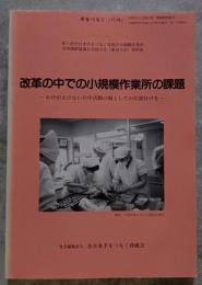 改革の中での小規模作業所の課題 ―かけがえのない日中活動の場としての位置付けを―  手をつなぐ（号外）1999年