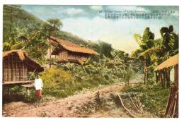 台湾　ウライ蕃社　絵葉書　1枚