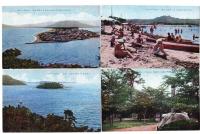 絵葉書　唐津名勝松浦潟　7枚　袋付き