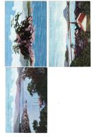 絵葉書　唐津名勝松浦潟　7枚　袋付き